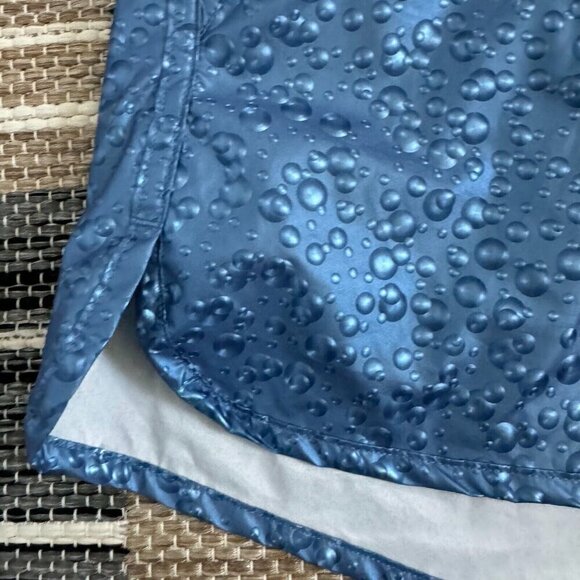 Zyia Active Women's Bomber Shorts High Rise Bubble Water Drop Blue Size Large - Picture 4 of 14
